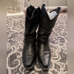 Harley Davidson Black Leather Boots size 11
